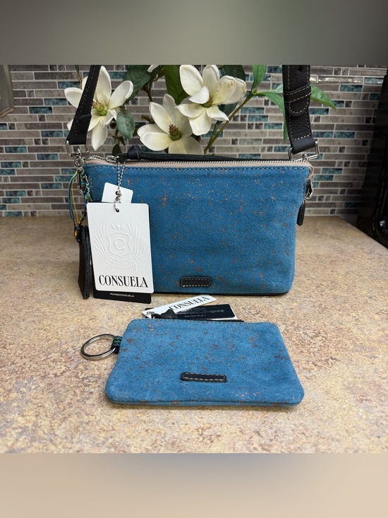 Consuela Handbags - NWT Consuela Midtown Crossbody and Pouch Nila Blue purse